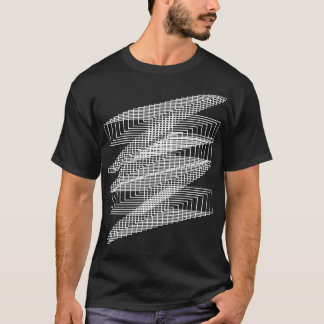T-shirt Lignes carrés design 1