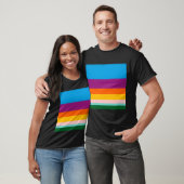T-shirt Lignes colorées (Unisexe)
