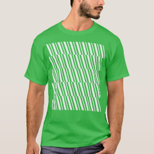 T-shirt lignes courbes géométriques