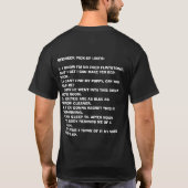 T-SHIRT LIGNES DE COLLECTE DE PLOUC : 1. JE SAIS I (Dos)