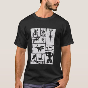 T-shirt Lignes de Nazca  Amérique du Sud Ancien Astronaute
