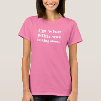 T-shirt Lignes de ramassage - IM CE QUE WILLIS PARLAIT DE.