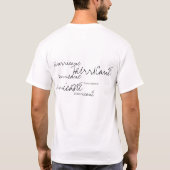 T-shirt Lignes de Sumblime (Dos)