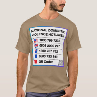 T-shirt Lignes Directrices Nationales Sur La Violence Fami