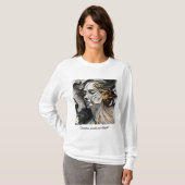 T-shirt « Lignes émouvantes d'or » (Devant entier)