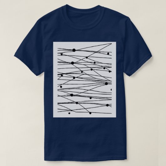 T-shirt Lignes et points 5 (Design devant)