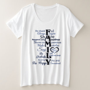 T-shirt - lignes familiales