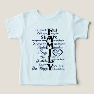 T-shirt - lignes familiales
