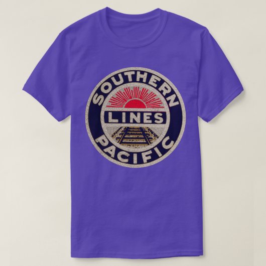 T-shirt Lignes ferroviaires du Pacifique Sud USA (Design devant)