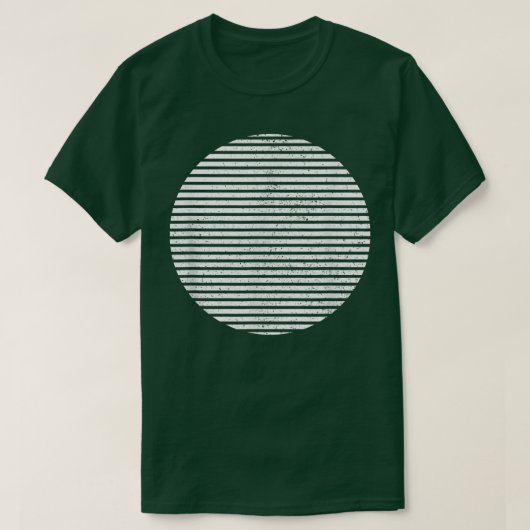 T-shirt Lignes géométriques de forme circulaire tranchée g (Design devant)