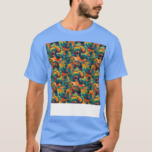 T-shirt Lignes géométriques Motif Abstraites sans couture