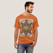 T-shirt Lignes minimalistes Lucky Star Bonne chance (Devant entier)