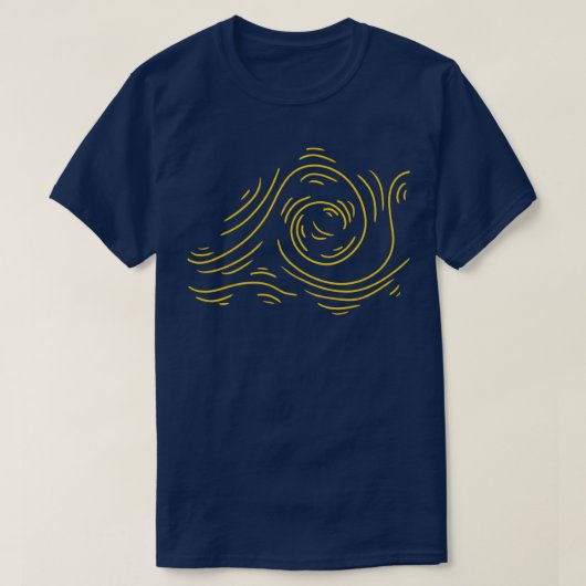 T-shirt Lignes ondulées (Design devant)