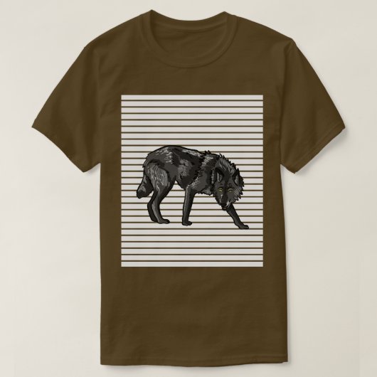 T-shirt Lignes Wolf (Design devant)