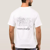T-shirt L'ignorance n'est pas pièce en t d'écriture sainte (Dos)