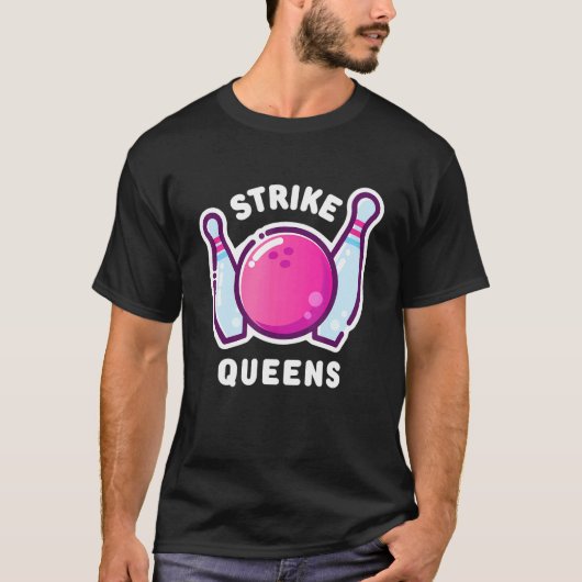 T-shirt Ligue de Bowling (Devant)