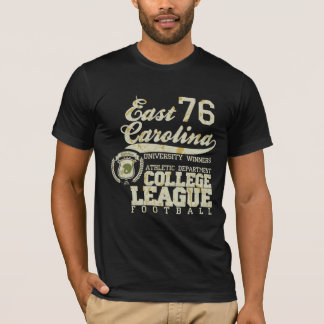 T-shirt Ligue de football de l'Est 76 du Carolina College