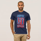 T-shirt Ligue de Justice | Blue & Red Group Pop Art (Devant entier)
