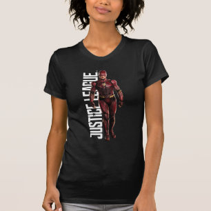 T-shirt Ligue de Justice Le Flash Sur Le Champ De Batail