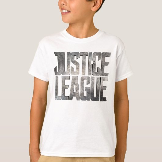 T-shirt Ligue de Justice | Logo métallique de la Ligue de  (Devant)