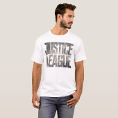 T-shirt Ligue de Justice | Logo métallique de la Ligue de  (Devant entier)