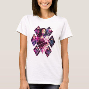 T-shirt Ligue de Justice Panneaux de groupe galactique d