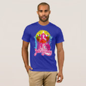 T-shirt Ligue de Justice | Retro Group & Logo Pop Art (Devant entier)