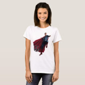 T-shirt Ligue de Justice | Superman Sur Le Champ De Batail (Devant entier)