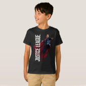 T-shirt Ligue de Justice | Superman Sur Le Champ De Batail (Devant entier)