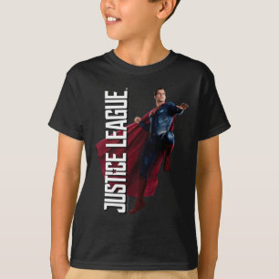 T-shirt Ligue de Justice   Superman Sur Le Champ De Batail