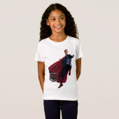 T-Shirt Ligue de Justice | Superman Sur Le Champ De Batail (Devant entier)
