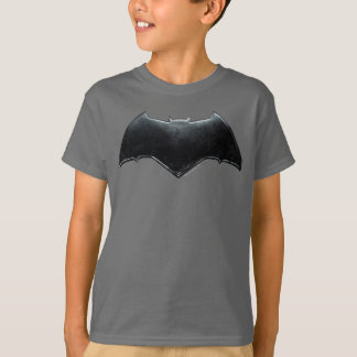 T-shirt Ligue de Justice | Symbole de batman métallique