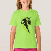 T-shirt Ligue de Justice | Wonder Woman Icon Silhouette (Devant)