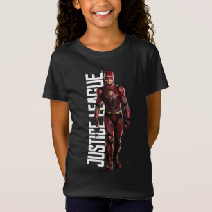 T-Shirt Ligue de la justice  Le flash sur le champ de bata