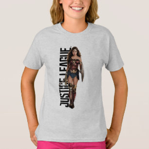 T-shirt Ligue de la justice Wonder Woman On Battlefield