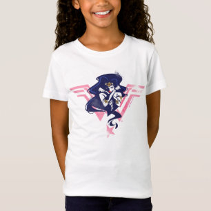 T-Shirt Ligue de la justice Wonder Woman & Symbol Pop Art