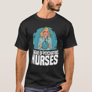 T-shirt Ligue Des Infirmières Psychiatriques Clinique In