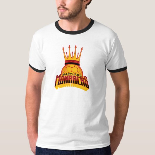 T-shirt Ligue Kickball - chemise de monarques du Maryland (Devant)