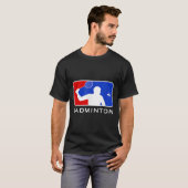 T-shirt Ligues majeures de badminton (Devant entier)