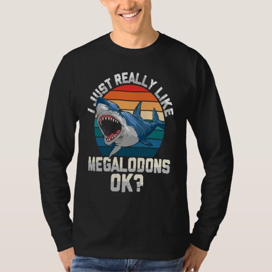 T-shirt Like megalodons ok open water (Devant)
