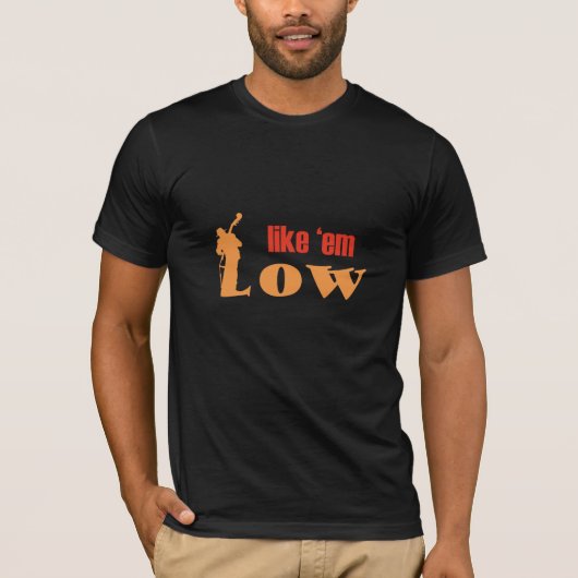 T-shirt Like'em low double bass player (Devant)