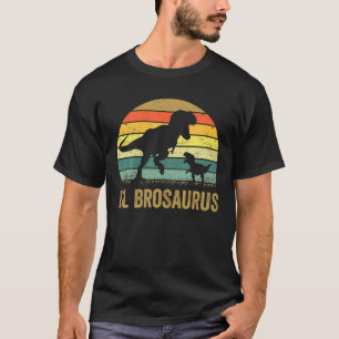 T-shirt lil BroSaurus T Rex Dinosaur lil Bro Saurus Famill