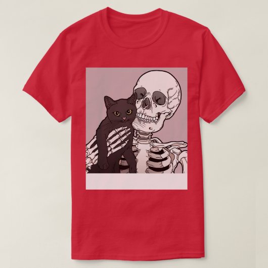 T-shirt Lil cat ami avec arrière - plan (Design devant)