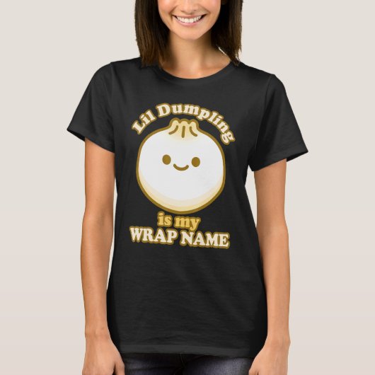 T-shirt Lil Dumpling Asiatique Chinois Dim Sum Plaisir Ali (Devant)