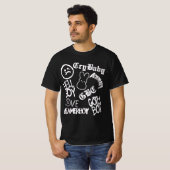 T-shirt Lil Emo Rap Goth Peep (Devant entier)