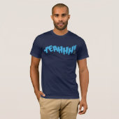 T-shirt Lil Jon "Yeeeah !" Bleu (Devant entier)