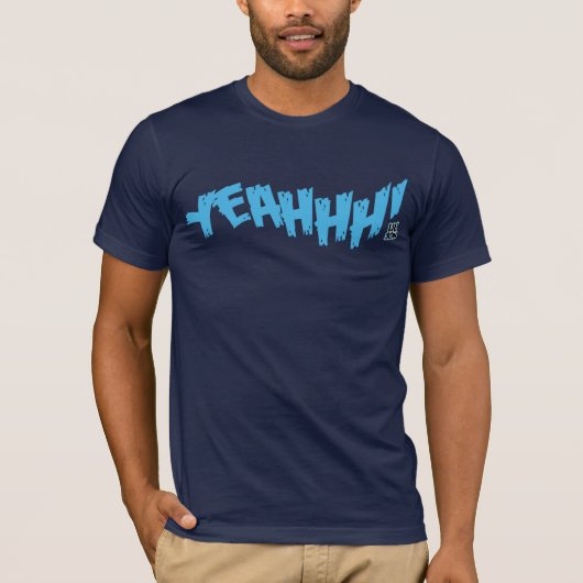 T-shirt Lil Jon "Yeeeah !" Bleu (Devant)