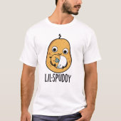 T-shirt Lil Spuddy Funny Potato Pun (Devant)