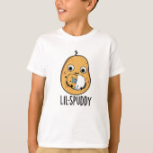 T-shirt Lil Spuddy Funny Potato Pun (Devant)