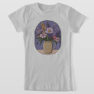 T-Shirt Lilac Bloom Jar